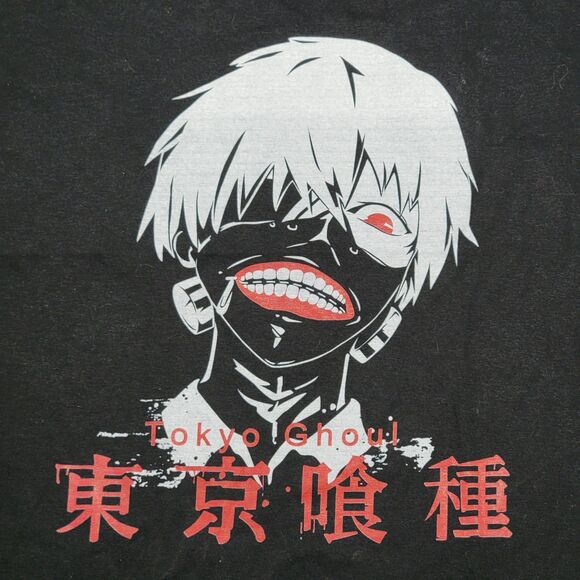 Tokyo Ghoul SS Black Tee Ken Kaneki - Size Medium - Picture 1 of 4